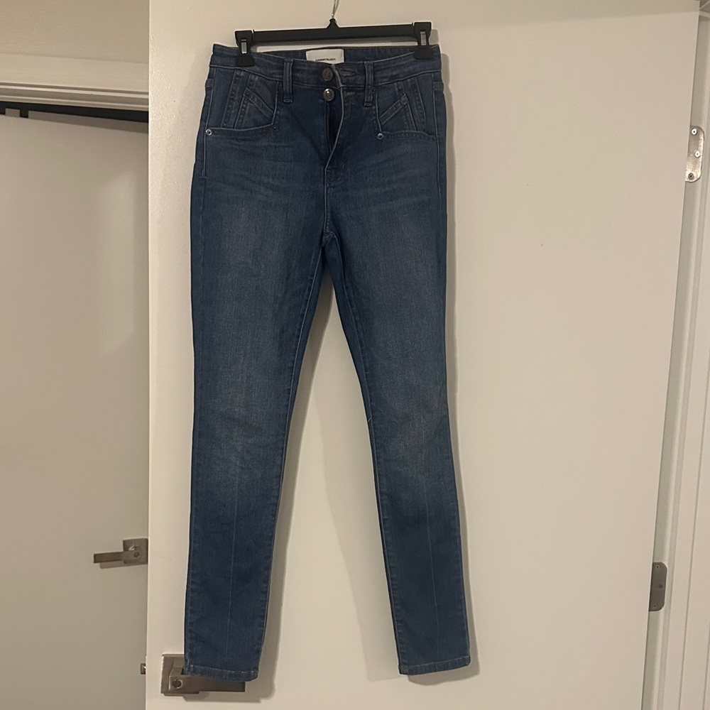 Current/Elliott Dark Blue Skinny Jeans